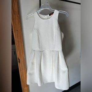 White skater dress size medium
